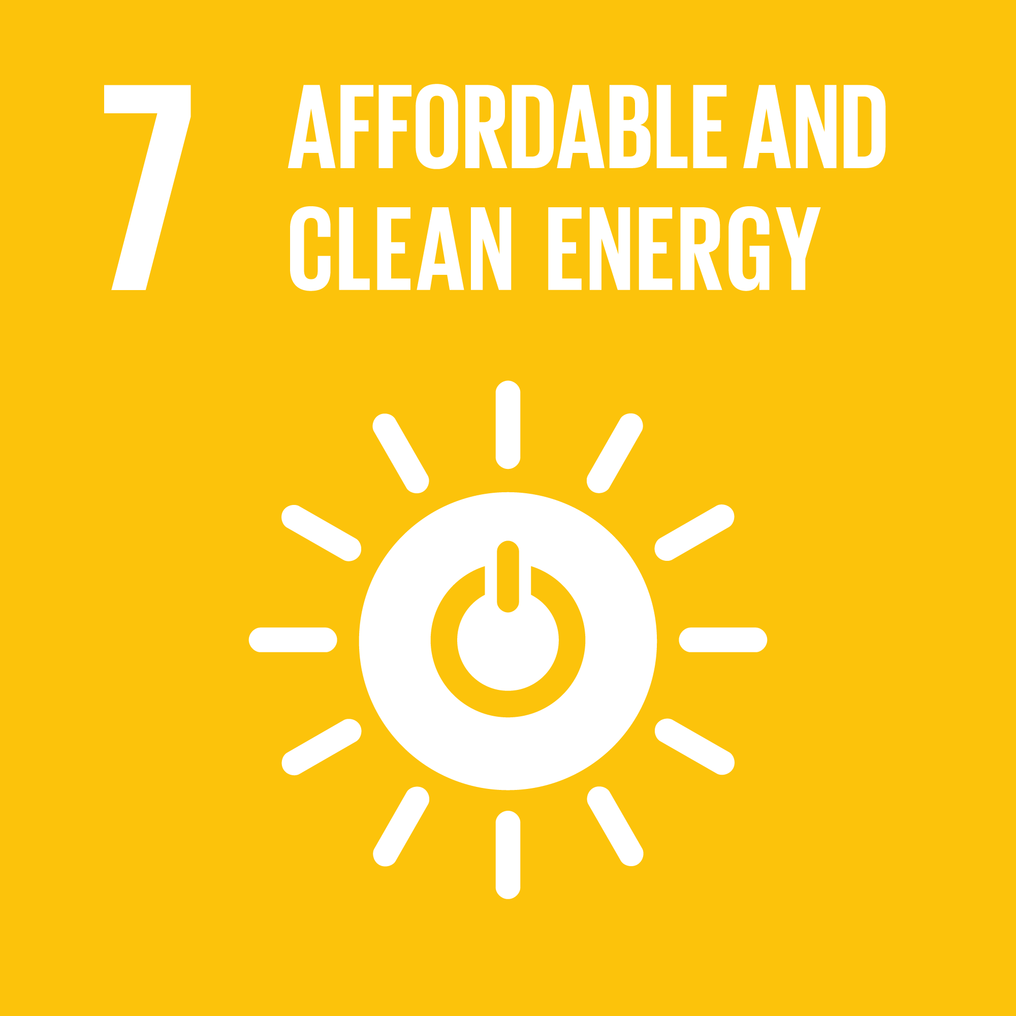 SDG 7 可負擔的永續能源