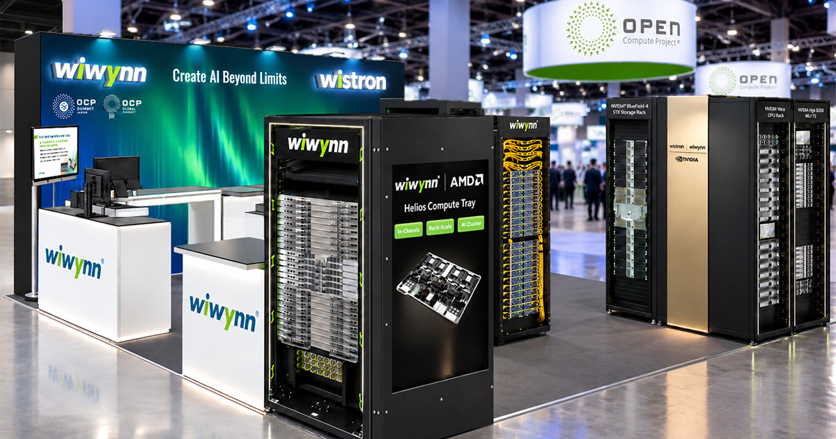 Wiwynn Showcases Next-Gen AI Platforms, Thermal Engineering, and Optical Interconnect Technologies at 2026 OCP Global Summit