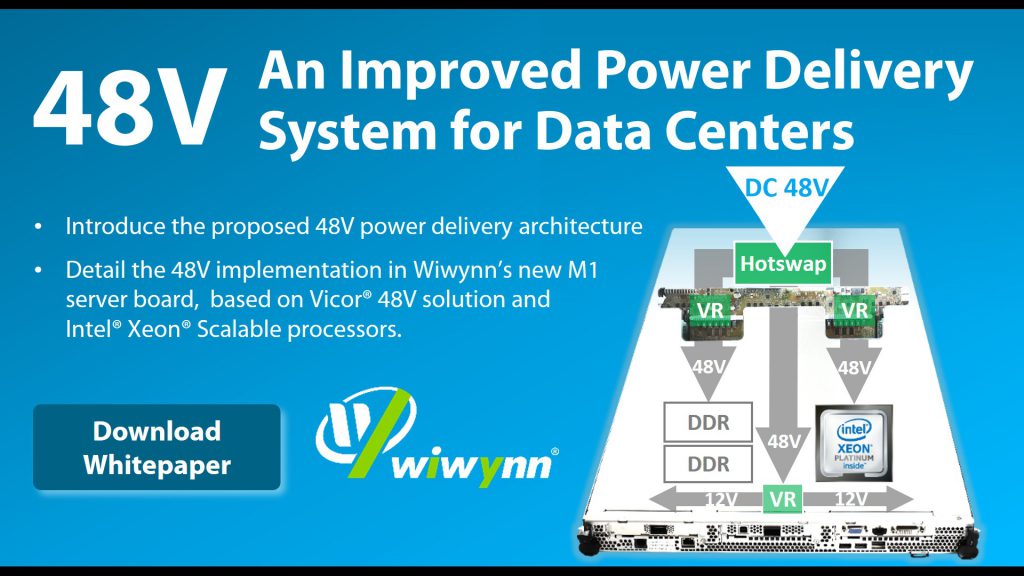 48V: An Improved Power Delivery System for Data Centers